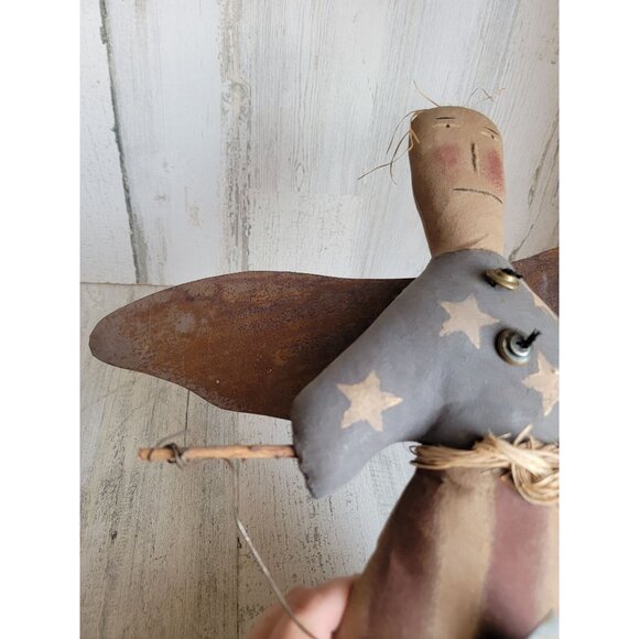 Large 1998 vintage Bonnie plush hanging angel doll cherub - Picture 5 of 15